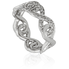 Swarovski Rhodium Plated Infinity Ring - Size 5354809