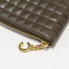 Celine Khaki C Charm Coin And Card Pouch In Quilted Calfskin 10B823BFL.15KH