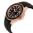 Rolex Yacht-Master Automatic Black Dial 18kt Everose Gold Black Rubber Strap Men's Watch BKSRS 116655
