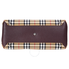 Burberry Medium Banner Vintage Check and Leather Tote- Deep Claret 4076952