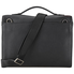 Ferragamo Ferragamo Men's Firenze Black Leather Briefcase 24A080 704102
