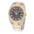 Rolex Datejust 36 Black Diamond Dial Men's Steel and 18k Yellow Gold Jubilee Watch 126203BKDO