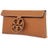 Tory Burch Miller Clutch- Aged Camello 56267-268