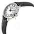 Raymond Weil Tango Silver Dial Diamond Black Leather Ladies Watch 5391-LS1-00300