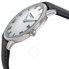 Raymond Weil Toccata White Dial Black Leather Strap Men's Watch 5588-STC-00300