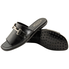 Tod's Ladies Black Slippers In Leather Double T Slides XXW0TK0AF10BSSB999