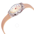 Swatch Casual Pink Quartz White Dial Ladies Watch LK395