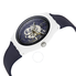 Swatch Siliblue Skeleton Dial Navy Silicone Men's Watch SUOW156