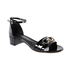Ferragamo Ladies Gancini Ankle Strap Sandal 01P087 704695