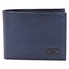 Ferragamo Men's Gancini Leather Blue Wallet 66A064 704883