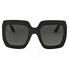 Gucci Oversize Black Square Sunglasses GG0053S 001 54