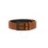 Bottega Veneta Men's Brown Woven Leather Belt, Size 85 Cm 475599 V4650 2628