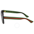 Gucci Green Square Polarized Unisex Sunglasses GG0003S-006 52