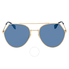 Fendi Eyeline Blue Metal Sunglasses FF 0194/S 000552A
