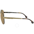 Carrera Brown-Gold Gradient Shield Unisex Sunglasses CARRERA 1005/S XWY 66