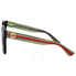 Gucci Grey Gradient Square Sunglasses GG0034S00254
