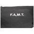 F.A.M.T. Men's Waist Bag Black Bum Bag "Not For Resell" FAMTBUM BAG RES Black