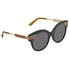 Gucci Grey Round Ladies Sunglasses GG0282SA 001 52