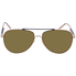 Salvatore Ferragamo Olive Green Aviator Unisex Sunglasses SF174S 726 60