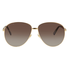 Gucci Gucci Brown Gradient Aviator Polarized Unisex Sunglasses GG0138S 005 61 GG0138S 005 61