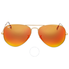 Ray Ban Orange Flash Aviator Sunglasses RB3025 112/69 62