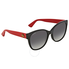 Gucci Grey Gradient Cat Eye Sunglasses GG0097S 005 56