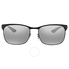 Ray Ban Polarized Silver Mirror Chromance Rectangular Sunglasses RB8319CH 186/5J 60