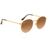 Ray Ban Round Pink/Brown Gradient Men's Sunglasses RB3447 9001A5 53 RB3447 9001A5 53