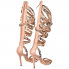 Giuseppe Zanotti Ladies Pink Sandal Knee Gladiator Sandals LJE703/001