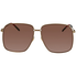 Gucci Gucci Brown Oversized Ladies Sunglasses GG0394S 002 61 GG0394S 002 61