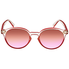 Marc Jacobs Marc Jacobs Brown Pink Gradient Round Unisex Sunglasses MARC224S06OC52 MARC224S06OC52