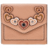 Coach Ladies Small Leather Wallet- Beige Hearts 29747 DKEQO