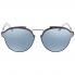 Dior Grey Light Blue Geometric Ladies Sunglasses DIORECLAT GNO/T7 60