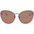 Salvatore Ferragamo Brown Butterfly Ladies Sunglasses SF178S FIORE 067 63