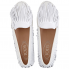 Tod's Ladies White Leather Luxury Fashion Loafers XXW00G0Y720CZMB001