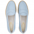 Tod's Womens Leather Loafers in Medium Celest/White XXW0VX0L11088B027B