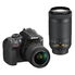 Nikon D3400 DSLR Camera with 18-55 and 70-300mm Nikkor Lenses + promotional Holiday Kit