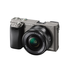 Sony Alpha a6000 Silver Interchangeable Lens Camera with 16-50mm and Silver 55-210mm Sony E-Mount Lenses