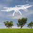 Quadcopter Drone (7.0") w/HD Camera, LED Lights & Flip - 2.4GHz 4-Ch/6-Axis Remote Contol & 1GB microSD Card (White)