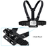 Sametop Adjustable Chest Mount Harness for Gopro Hero 5, 4, Session, 3+, 3, 2, 1 Cameras