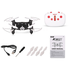 Cheerwing Syma X20 Pocket Drone 2.4Ghz Remote Control Mini RC Quadcopter with Altitude Hold and One Key Take-off / Landing Black