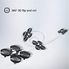 MysteryStone H36 Mini Quadcopter Drone RTF 2.4G 4CH 6 Axis Eversion with Headless Mode One Key Return, Remote Control UFO Nano Quadcopter with Four Extra Batteries and 5 in 1 Charger (Grey and Black)