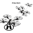 Dazhong Foldable Quadcopter Drone with WIFI Control Video 2.0MP HD Camera 2.4G 4CH 6-Axis Gyro