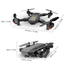 OKPOW 2MP 120° Wide Angle Selfie Drones 2.4G Foldable RC Quadcopter Wifi FPV Drone Altitude Hold 3D Flips Rolls 6-Axis Gyro Gravity Sensor RTF RC Drones
