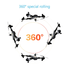 Koeoep RC Quadcopter Drone with 720P HD Camera, Air Pressure Altitude Hold & Rolls Headless Gravity Sensor Helicopter