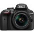 Nikon D3400 DSLR Camera (Black Bundle with AF-P DX 18-55mm f/3.5-5.6G VR Lens, Nikon AF-P DX NIKKOR 70-300mm f/4.5-6.3G ED Lens, Carrying Case and Accessory Kit (31 Items)