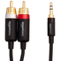 AmazonBasics 3.5mm to 2-Male RCA Adapter Cable - 4 Feet