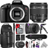 Máy ảnh Canon EOS Rebel T7i DSLR Camera with 18-55mm Lens w/ Advanced Photo and Travel Bundle