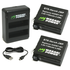 Wasabi Power Battery (2-Pack) and Dual Charger for GoPro HERO4 and GoPro AHDBT-401, AHBBP-401