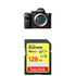 Máy ảnh Sony a7S II ILCE7SM2/B 12.2 MP E-mount Camera with Full-Frame Sensor, Black and SanDisk Extreme 128GB SDXC UHS-I Card